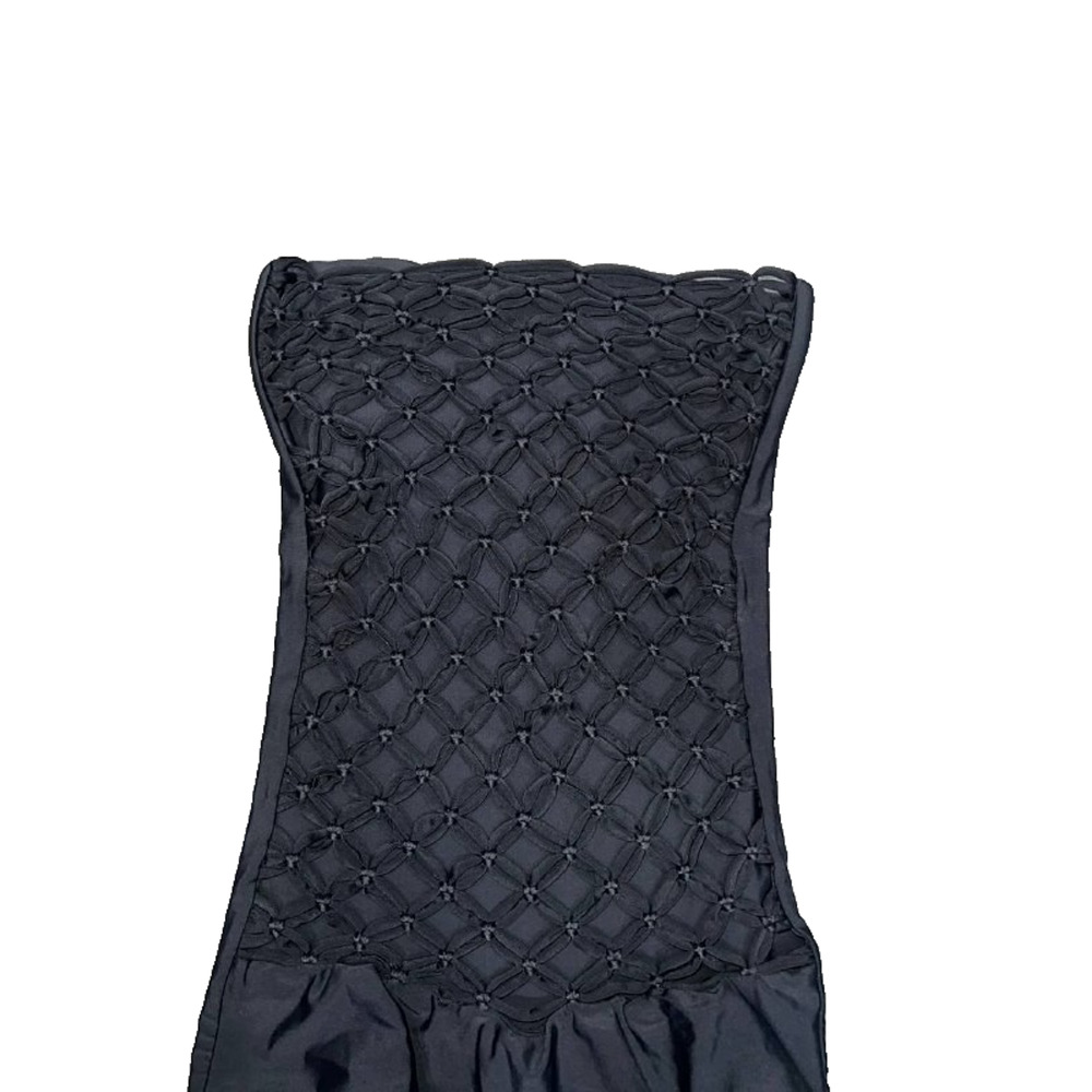 Mikoh strapless one-piece Bodysuit swimsuit navy Y2K Large A007079 - Picture 5 of 8